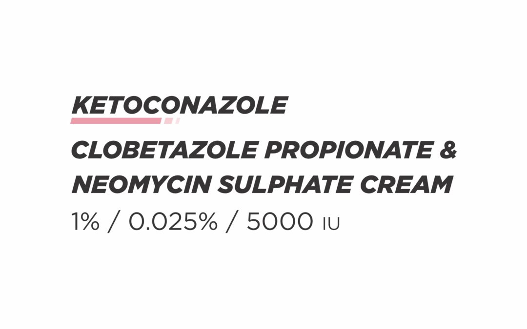 Ketoconazole 1%, Clobetazole Propionate 0.025% & Neomycin Sulphate 5000 IU Cream