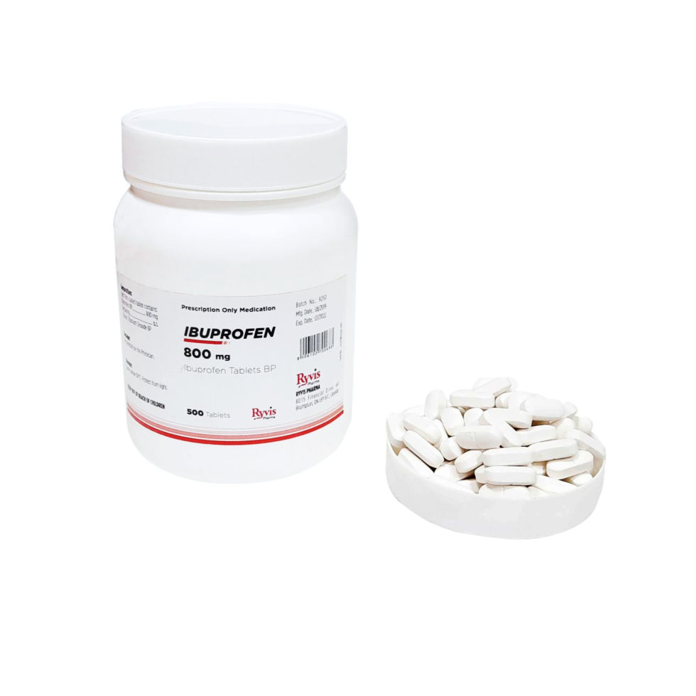 Ibuprofen Tablets BP 800 mg Ryvis Pharma