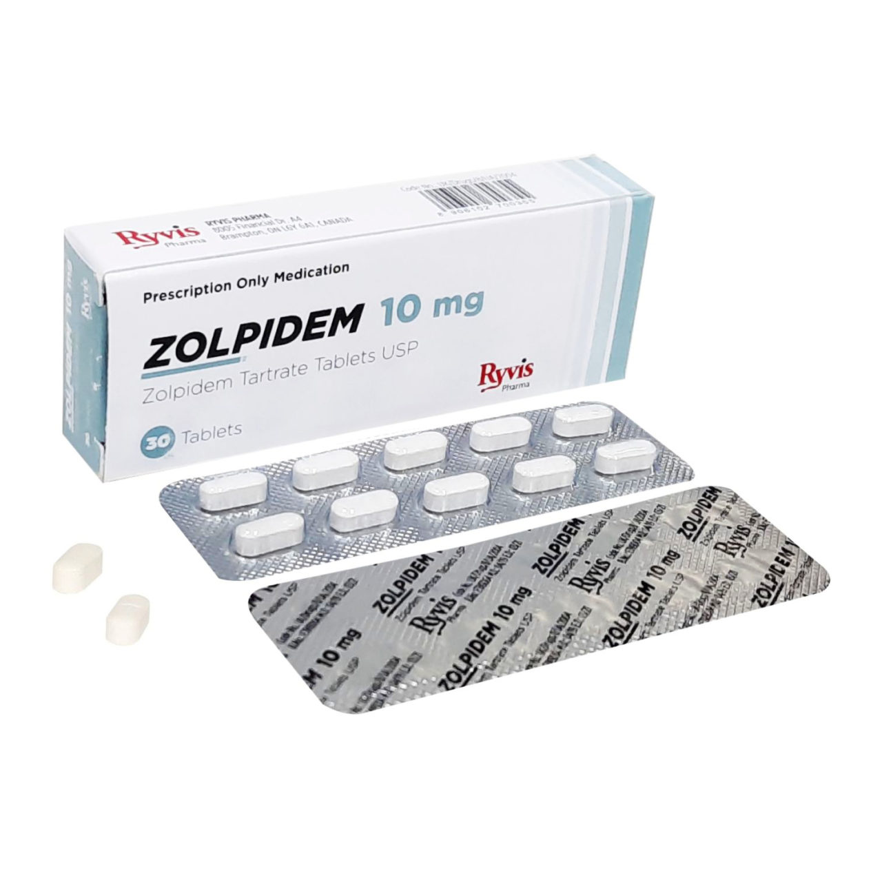 Zolpidem Tartrate Tablets USP 10 mg Ryvis Pharma